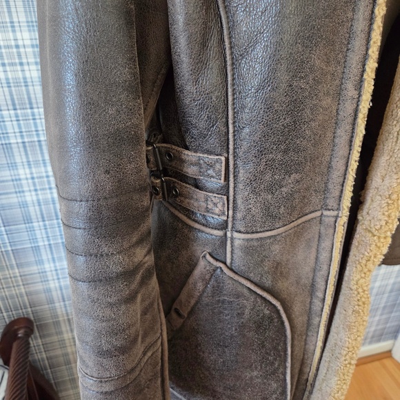 Eddie Bauer Lambskin Leather Bomber Jacket. - Picture 10 of 14